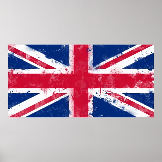 英国国旗統一されたまたはユニオンジャック ポスター (正面)