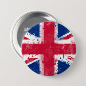 英国国旗統一されたまたはユニオンジャック 缶バッジ (正面&裏面)