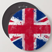 英国国旗統一されたまたはユニオンジャック 缶バッジ (正面&裏面)