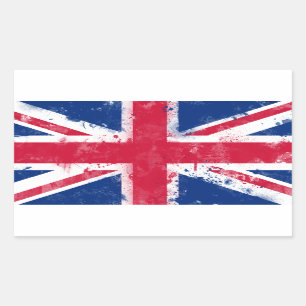 英国国旗統一されたまたはユニオンジャック 長方形シール