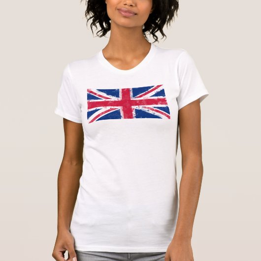 英国国旗統一されたまたはユニオンジャック Tシャツ (正面)