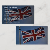 英国国旗、イギリス 名刺 (正面/裏面)
