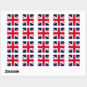 英国国旗 スクエアシール (シート)