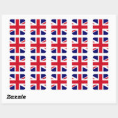 英国国旗 スクエアシール (シート)