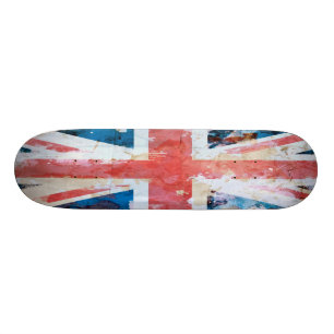 英国国旗 スケートボード