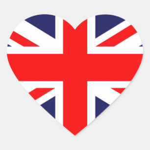 英国国旗 ハートシール