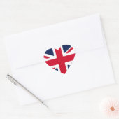 英国国旗 ハートシール (封筒)