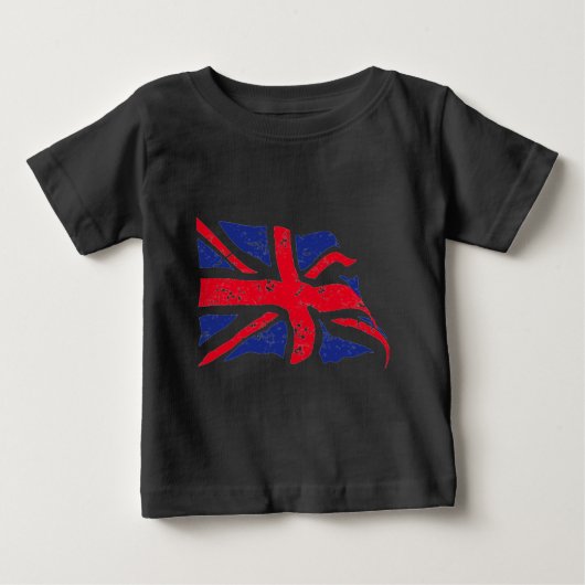 英国国旗 ベビーTシャツ (正面)