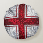 英国国旗 ラウンドクッション (裏面)