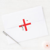 英国国旗 ラウンドシール (封筒)