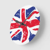 英国国旗 ラウンド壁時計 (傾斜)