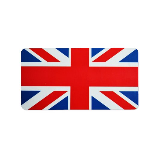英国国旗 ラベル (正面)