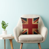 英国国旗(ヴィンテージの動揺してな一見) クッション (椅子)