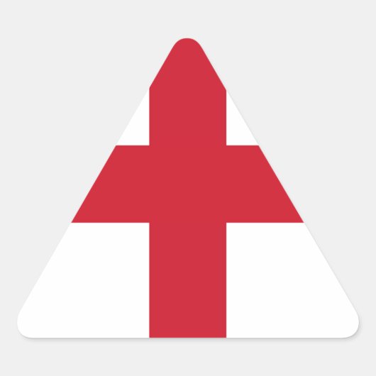 英国国旗 三角形シール (正面)