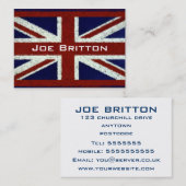英国国旗 名刺 (正面/裏面)