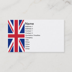 英国国旗 名刺