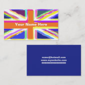 英国国旗 名刺 (正面/裏面)