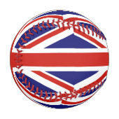 英国国旗 野球ボール (正面左)