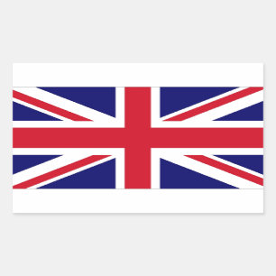 英国国旗 長方形シール