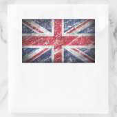 英国国旗 長方形シール (バッグ)
