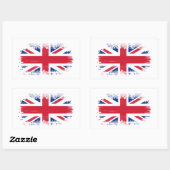 英国国旗 長方形シール (シート)