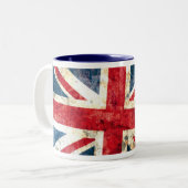 英国国旗#2 ツートーンマグカップ (正面左)