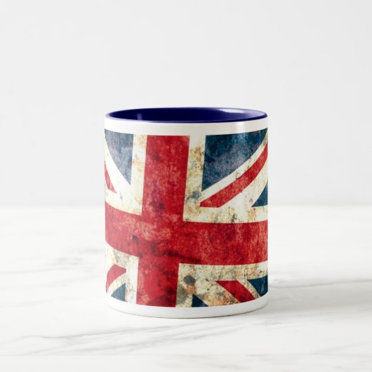 英国国旗#2 ツートーンマグカップ (中央)
