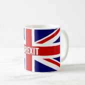 英国国旗。 Brexit. コーヒーマグカップ (正面右)