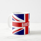 英国国旗。 Brexit. コーヒーマグカップ (正面左)