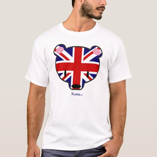 英国国旗kuma chan tシャツ (正面)