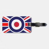 英国国旗Modsイギリスターゲット ラゲッジタグ (裏面横)