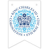 英国国王チャールズ3世メモリアビリア戴冠式 バンティングフラッグ (第3の旗)