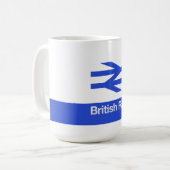 英国国鉄のマグ コーヒーマグカップ (正面左)