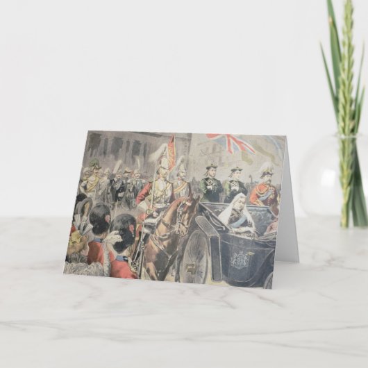 英国女王ジュビリー カード (正面)