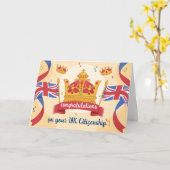 英国市民の新しい贈り物への就任おめでとう カード (黄色い花)