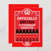 英国市民権ギフト (正面/裏面)