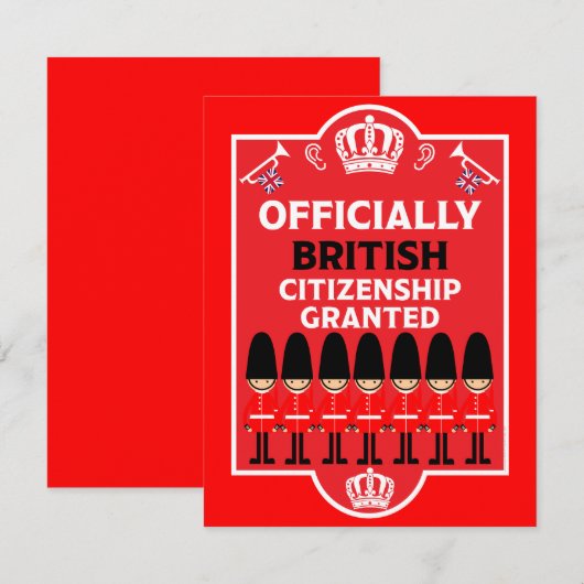 英国市民権ギフト (正面/裏面)