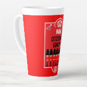 英国市民権ギフト カフェラテマグ (左アングル)