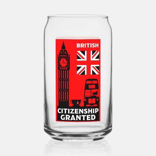 英国市民権ギフト ガラス缶 (正面)