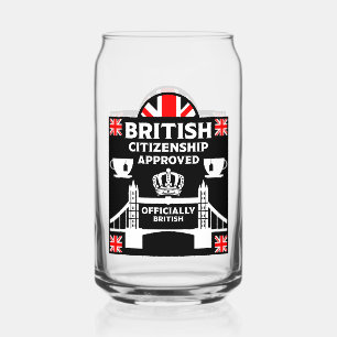 英国市民権ギフト ガラス缶