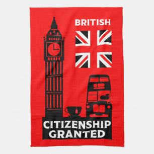 英国市民権ギフト キッチンタオル