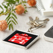 英国市民権ギフト キーホルダー (側面)