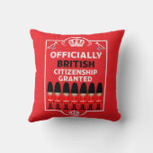英国市民権ギフト クッション (裏面)