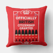英国市民権ギフト クッション (裏面)