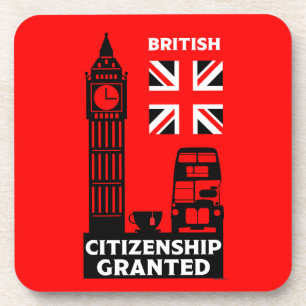 英国市民権ギフト コースター