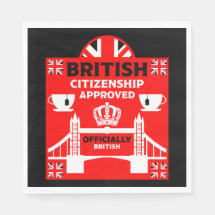 英国市民権ギフト スタンダードランチョンナプキン