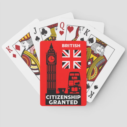 英国市民権ギフト トランプ (裏面)