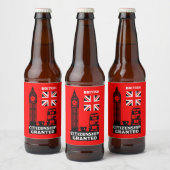 英国市民権ギフト ビールラベル (ボトル)