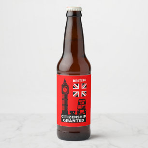 英国市民権ギフト ビールラベル