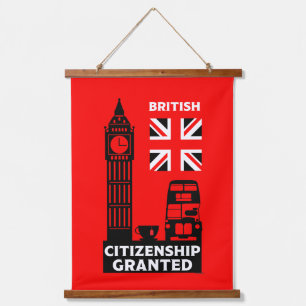 英国市民権ギフト 吊り下げ型タペストリー
